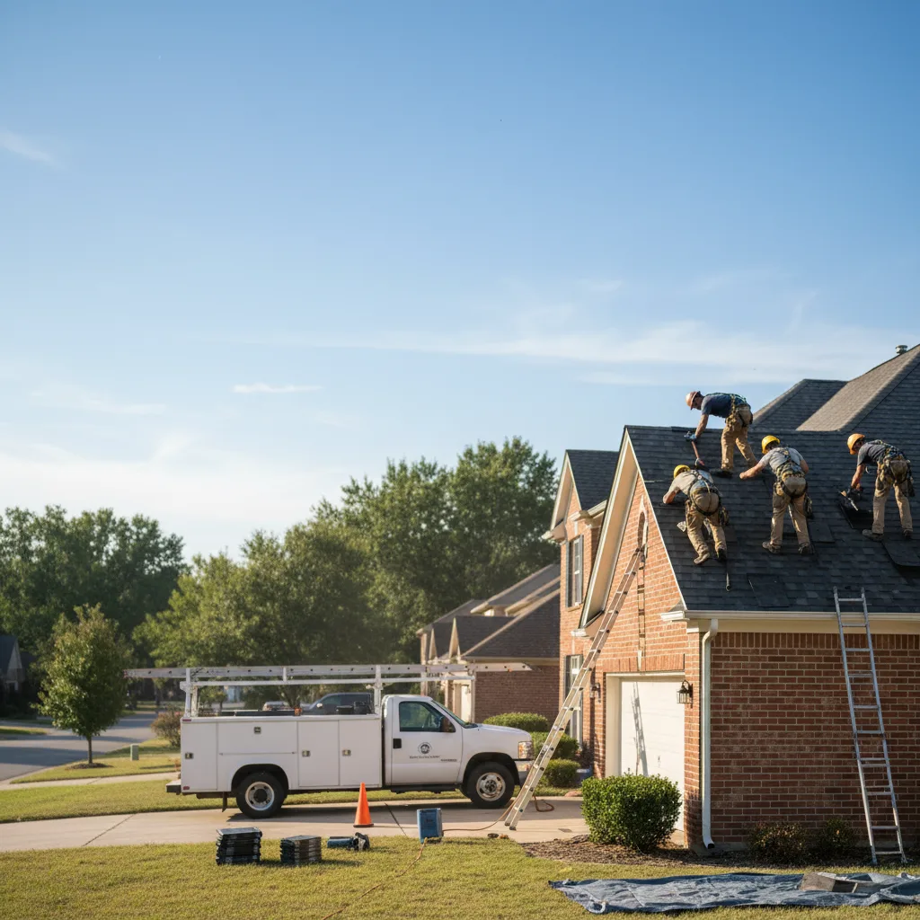Roof Repair in Tishomingo